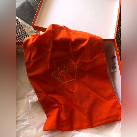 Nalebe by Amina Means upendi platform heels in denim size 38.5 - Picture 8 of 10